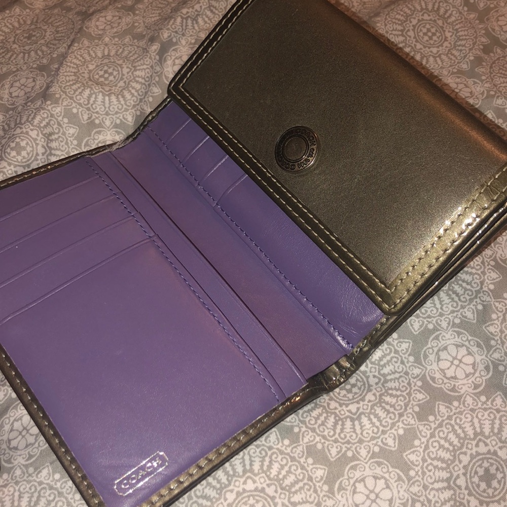 Authentic small coach wallet